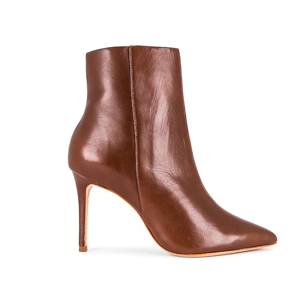 SCHUTZ Brown Leather Ankle Boots